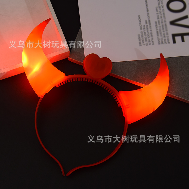 Cuerno luminoso/diadema Luz de cuerno/luminoso cuerno/diadema de cuerno luminoso/suministros de conciertos al por mayor