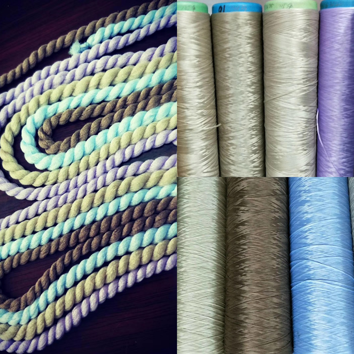 多色系切片纺桔色POY手套丝  规格75D/72F    等级 优等