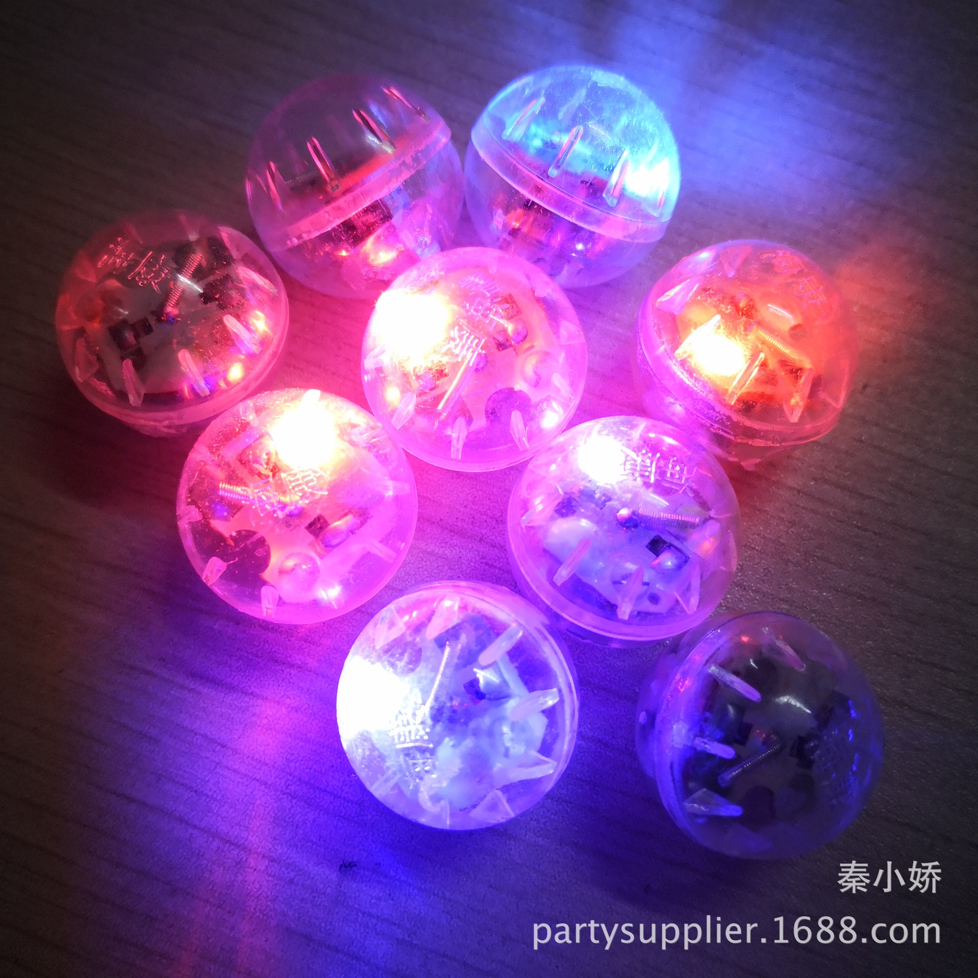 震动闪光球红蓝发光球震动发光机芯发光弹力球配件LED闪光球灯-阿里巴巴