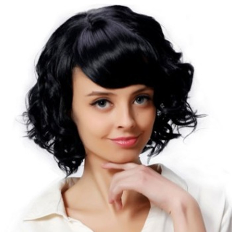 The new European and American wiggle wig Foreign trade short hair…