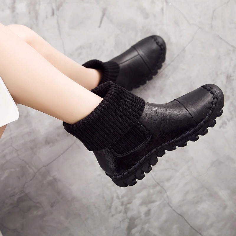 Bottes femme en En cuir - Ref 3355429 Image 4