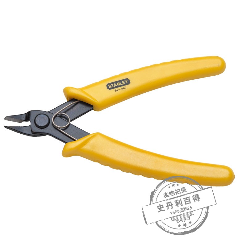 STANLEY/史丹利迷你电子水口钳斜口钳剪线钳斜嘴钳迷你钳子电工剪