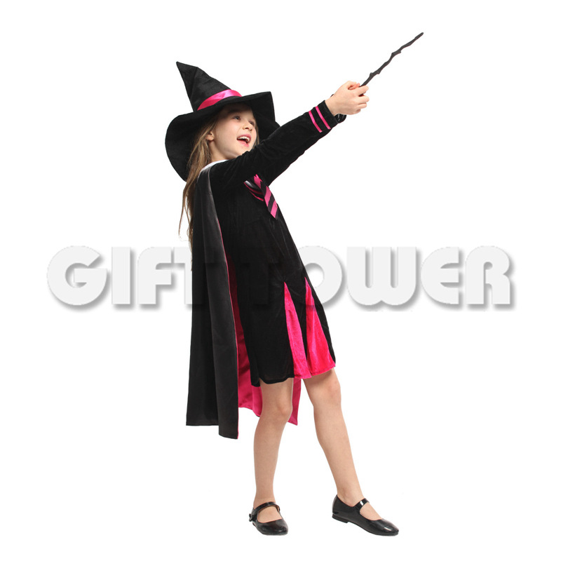 Halloween costume Magic Witch Costume G-0346 Naughty Little Hermione Girl Dress Pengpeng Role-playing Costume detail image 4