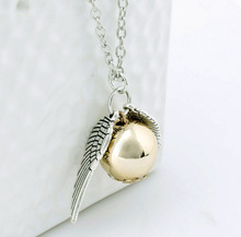 WӰc}snitch gold necklacew\