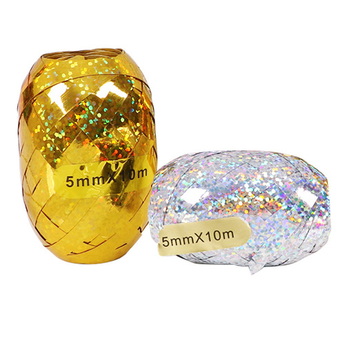 Cross-border hot selling 10-meter laser balloon ribbons, wedding balloon garland, holiday party decoration ribbons