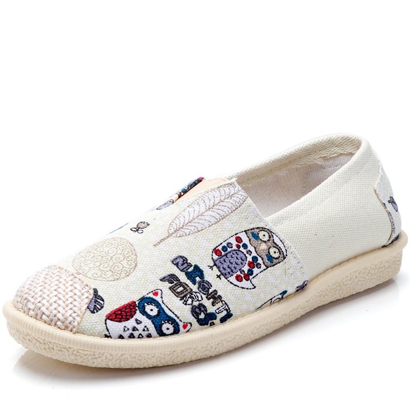 Mocassins femme en coton - Ref 3440369 Image 12
