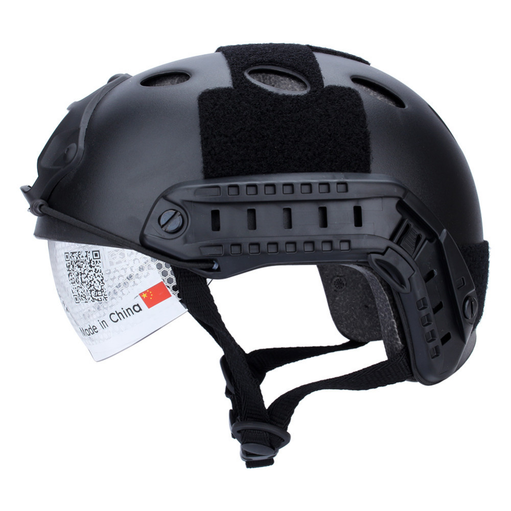 RÁPIDO casco táctico gafas protectoras versión PJ/Respuesta Rápida casco táctico anticolisión casco de equitación