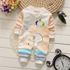 Super value Special Offer spring and autumn pure cotton Open file printing baby Climbing clothes Newborn Romper baby Home Furnishing Coveralls clothes
