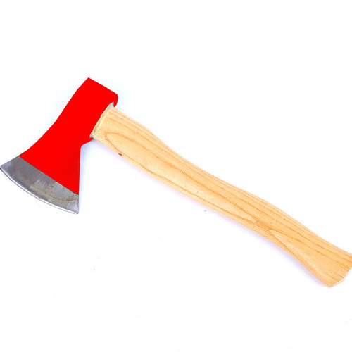 Manufacturer Supplies 600g Woodworking Firefighting Hiking Axe, Outdoor 613 Steel Axe, Garden Chopping Axe with Plastic Handle