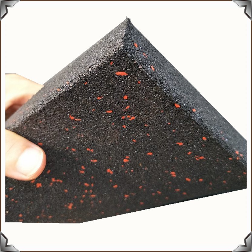 Gym rubber To pads Cushion kindergarten floor plastic cement Soundproofing Buffer Playground outdoors Floor tiles 1