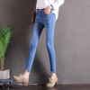 Student nine points pants spring and autumn season simple