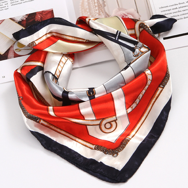 Professional Women's Square Scarf For Business & Flight Uniform_voghion.com