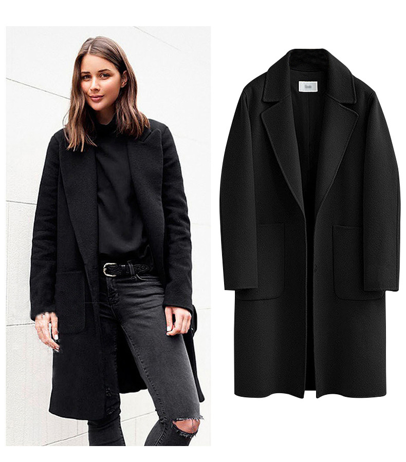 Manteau de laine femme DOMEMETO - Ref 3416723 Image 9