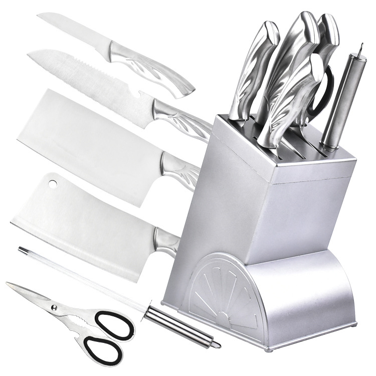 阳江菜刀 厨房刀具套装 不锈钢家用套刀 厨用礼品7件套刀具