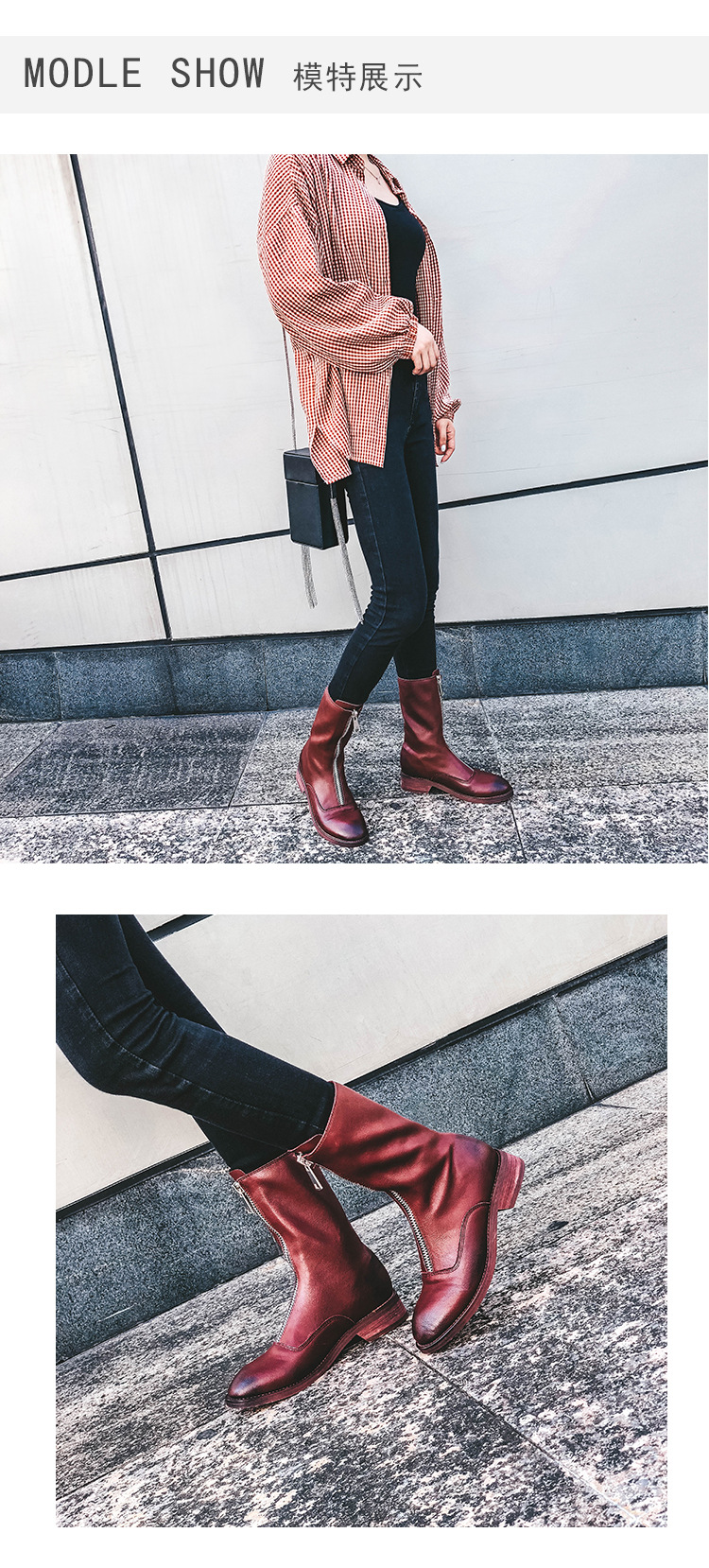 Bottes femme en En cuir - Ref 3354714 Image 24