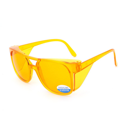 Wind-proof, sand-proof and impact-proof safety welder's special grinding industrial protective glasses flanking head-mounted goggles wholesale