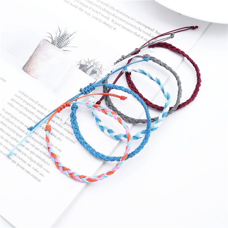 Ethnic Style Waves Rope Knitting Women's Bracelets display picture 4