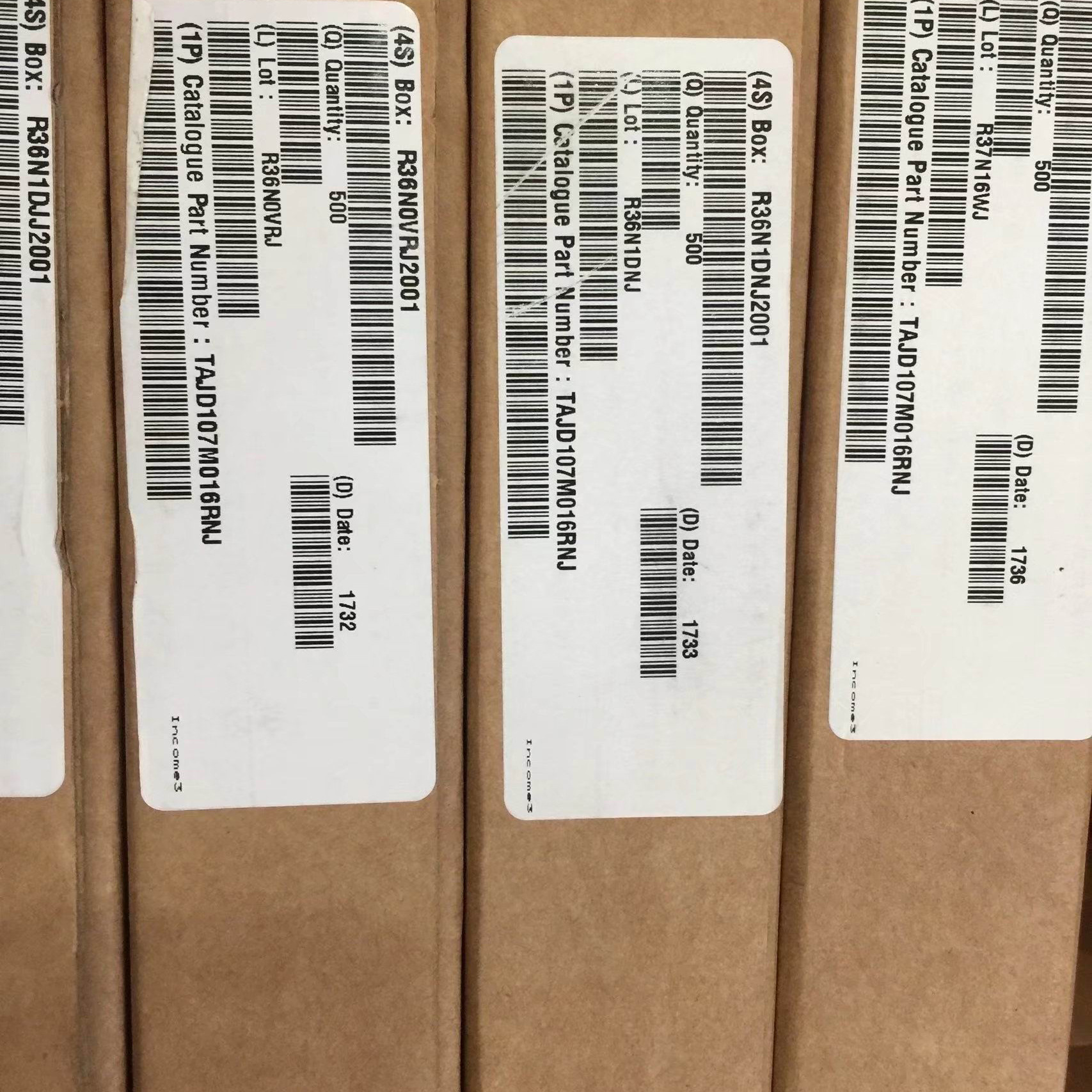 钽电容10UF50V D型 7343 T491D106K050AT产品  BOM表配套电子现货