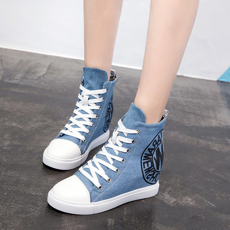 canvas shoes with wedge heel