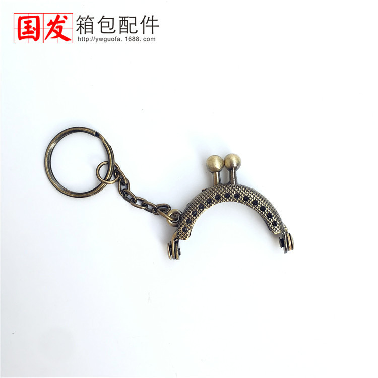 4cm de aleación semicircular que llavero juguete agujero 4cm semicircular oro mini oro de cuatro colores