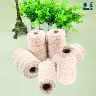 Process Cotton rope 1mm-8mm manual DIY decorate Cotton rope All cotton Cotton rope 100 M Rope Customizable