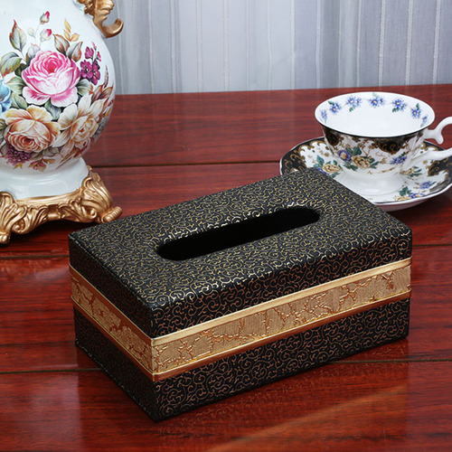 Creative leather household tissue box European car leather tissue box paper tissue box manufacturer wholesale LOGO