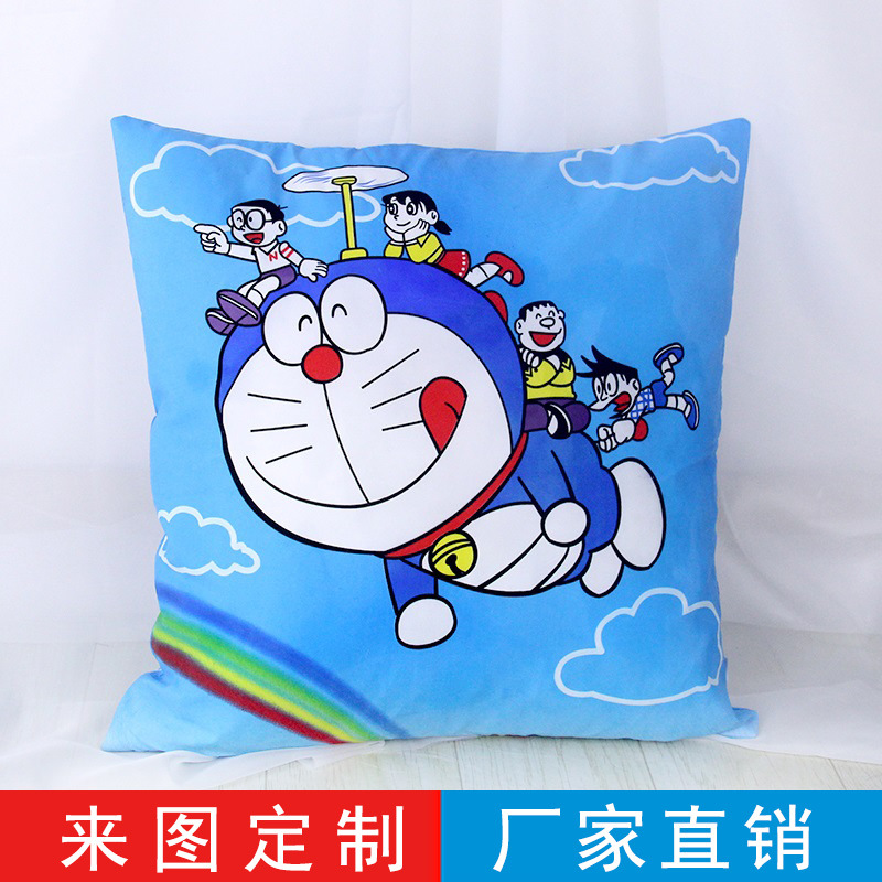 动漫抱枕来图定制logo创意礼品沙发靠垫靠背枕头汽车靠枕厂家直销|ru