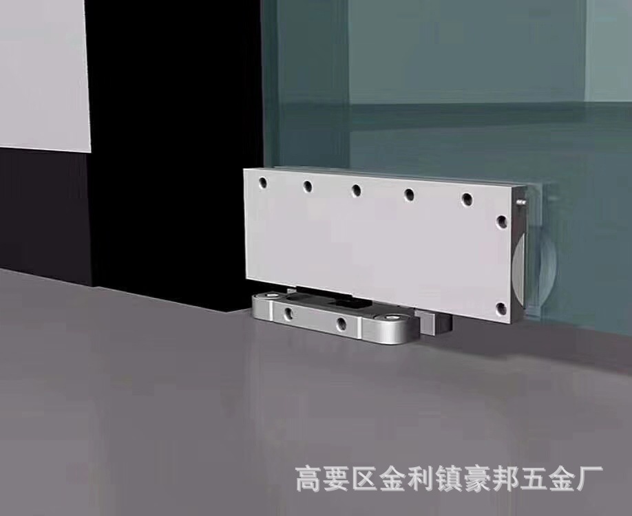 精密制造家装免挖坑地弹簧 玻璃门液压可调铰链FloorSpring Hinge-阿里巴巴