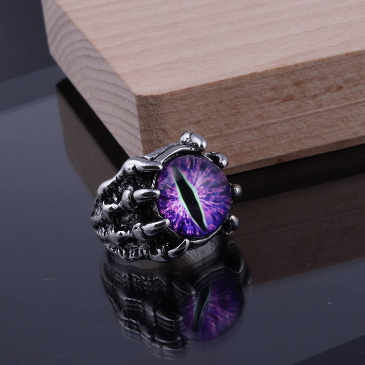 Punk Geometric Alloy Plating Men's Rings display picture 4