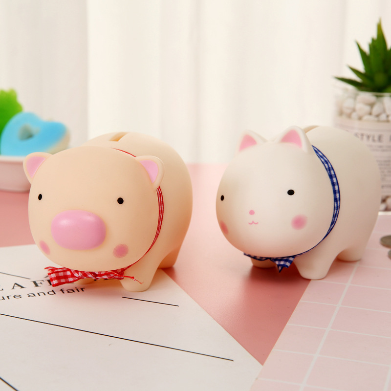 lovely Vinyl Doll children Piggy bank Cartoon pig Piggy bank Trill originality Wholesale gift customized logo