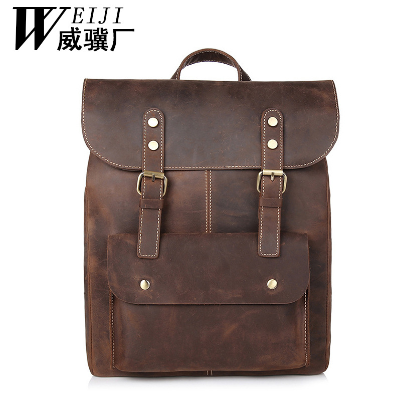 men's fashionable retro backpack