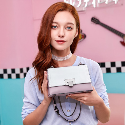 包包女2019新款链条女包韩版时尚潮流斜跨单肩包小方包
