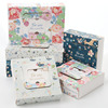 Handheld gift box, 80 gram, with snowflakes