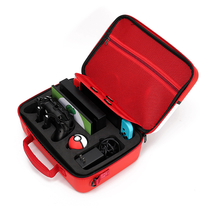Aplicable a la bolsa de Mario Nintendo Switch bolsa de almacenamiento consola de juegos ns conjunto completo de accesorios bolsa de almacenamiento de caja dura