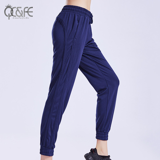 New Sports Pants Women Loose Breath Leisure Slim Yoga Fitness Running Closure Length Pants