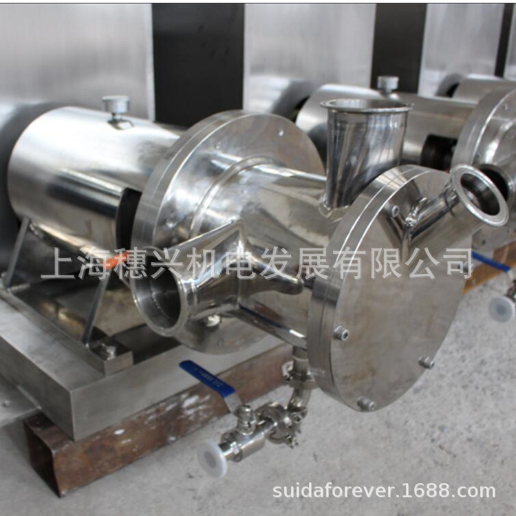 固液分散混合系统 吸粉式料液混合泵 水粉高剪切混合泵