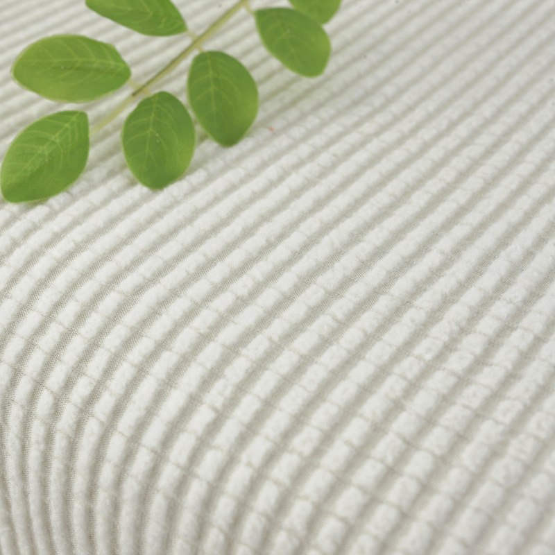 격자 무늬 흰색 소파 장갑