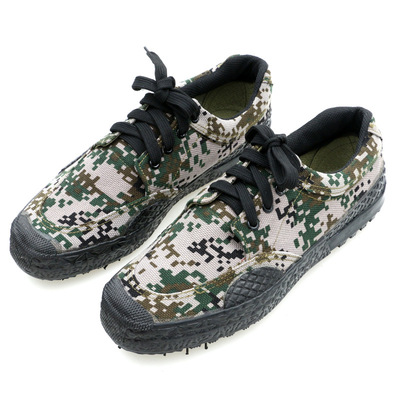 批发丛林3520作训鞋 解放迷彩学生军训专用鞋户外运动跑步鞋厂家
