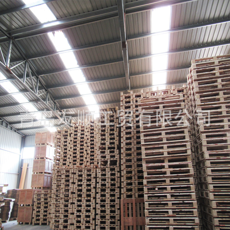 加厚厂家直销木质托盘 青岛托盘格 松木物流托盘厂家 木架