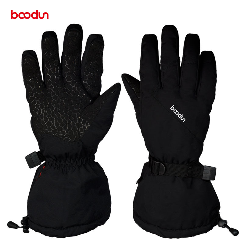 BOODUN Warm pour le ski en extérieur, extension de poignet à cinq doigts, housse imperméable intégrée, gants de ski d'hiver_voghion.com