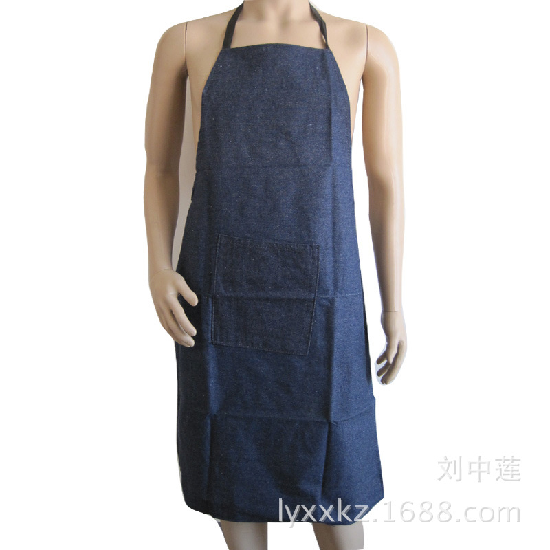 牛仔围裙正面01