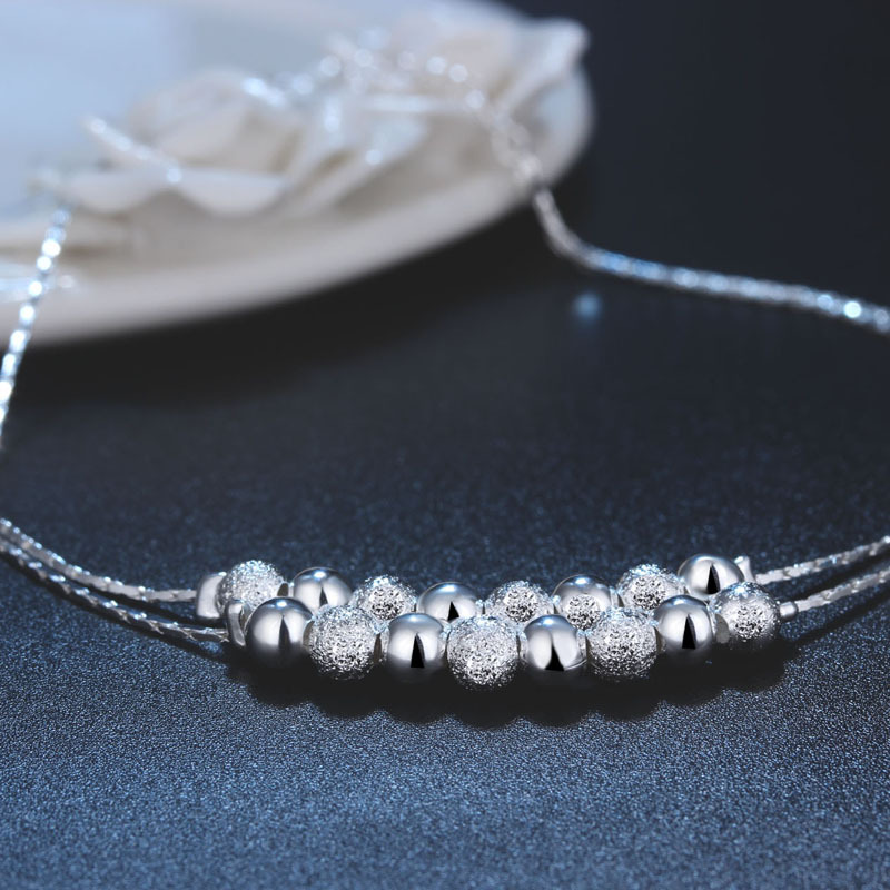 Браслет с одной бусиной, браслет на ногу