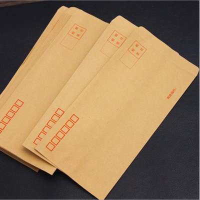 小信封袋批发牛皮纸1号袋定做信封印刷发票袋大信纸定制logo