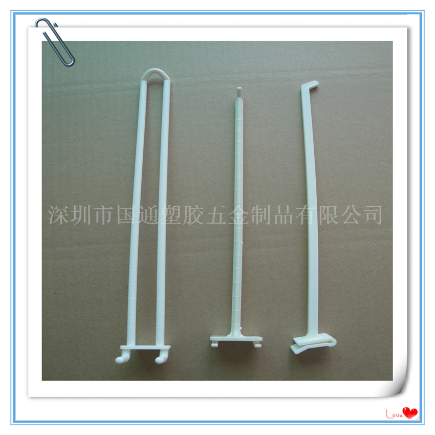 高品质扁挂钩 围巾单杆挂钩 塑胶挂钩 塑料s勾全新材料