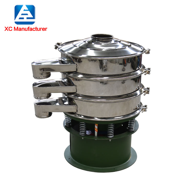 厂家不锈钢振动筛 圆形多层筛分机 食品糖粉振动筛