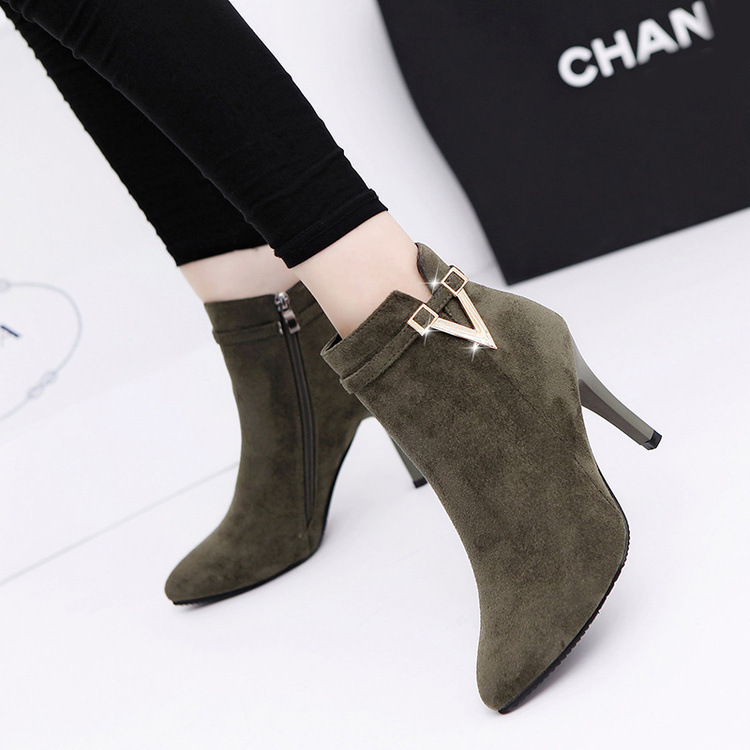 Bottes femme HALINFER  HAN LINGFEI en PU artificiel - Ref 3355220 Image 3