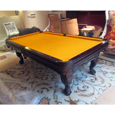 厂家直销台球桌雕刻台标准九尺桌球台体育运动器材装备用品批发|ms