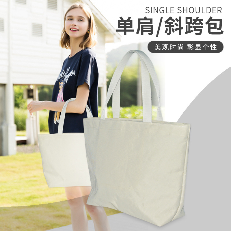 Manufactor customized Oxford bags Canvas bag Gift Bags Advertising exhibition reticule One shoulder Shopping Casual Bags