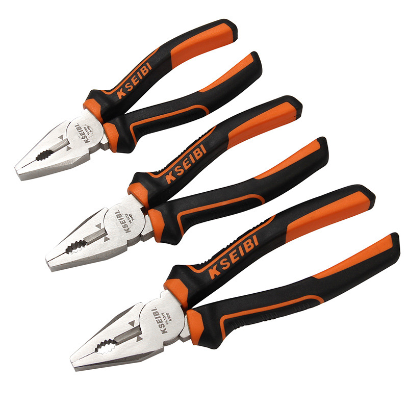 德式老虎钳平口钢丝钳6寸7寸8寸 多功能省力电工钳子批发|ms