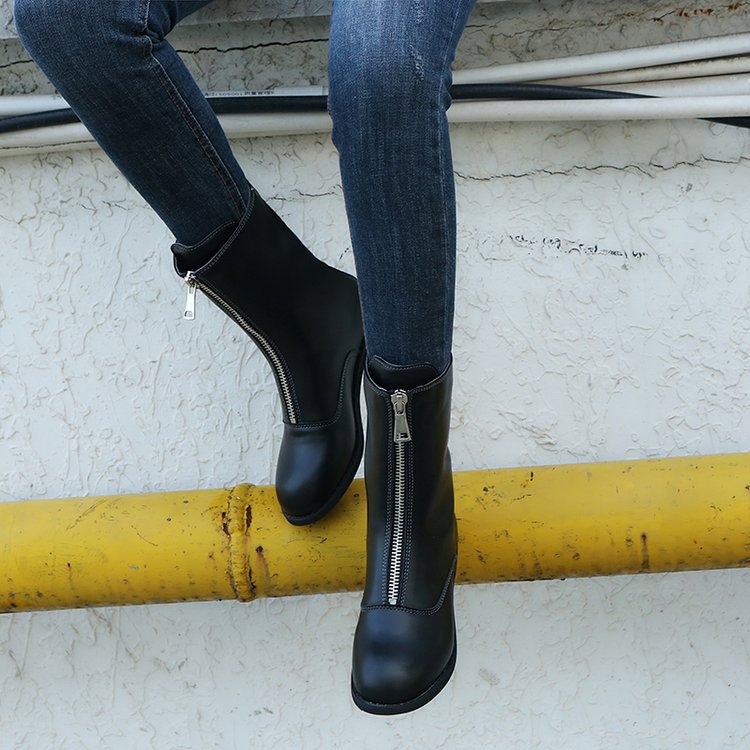 Bottes femme en PU artificiel - Ref 3355820 Image 38